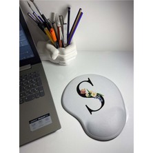Harf Bakılı Bilek Destekli Mouse Pad