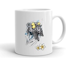 Karetta Karetta Baskılı Beyaz Türk Kahvesi Fincanı