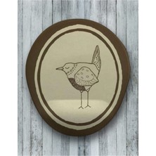 Bird Oval Bilek Destekli Mouse Pad