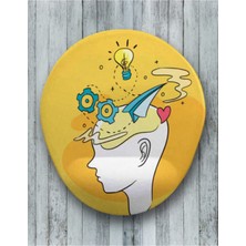Brainstorming Oval Bilek Destekli Mouse Pad