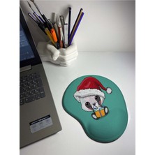 Noel Panda Desenli Bilek Destekli Mouse Pad