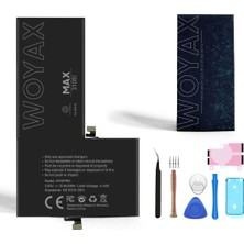 Woyax iPhone X Uyumlu 3500 mAh Yüksek Performanslı Li-ion Batarya