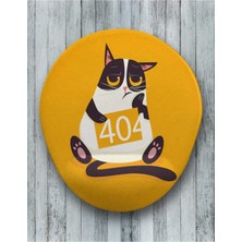Eror 404 Oval Bilek Destekli Mouse Pad