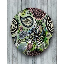 Mandala Oval Bilek Destekli Mouse Pad