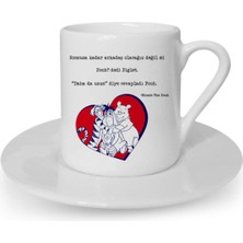 Türk Kahvesi Fincanı Winnie The Pooh Dostluk Arkadaşlık Kardeşlik