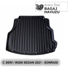 Elorcar Mercedes C Serıes / W206 Sedan  2021 - Sonrası 3D Bagaj Havuzu