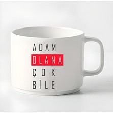 Duble Türk Kahvesi Fincanı & Espresso Adam Olana Çok Bile 180 ml