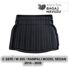 Elorcar Mercedes C Seri / W 205 / Rampalı Model Sedan 2014 - 2020 3D Bagaj Havuzu