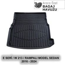 Elorcar Mercedes E Seri / W 213 / Rampalı Model Sedan 2016 - 2023 3D Bagaj Havuzu