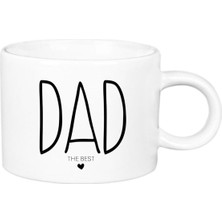 Dad The Best Baskılı Porselen Lüks Fincan