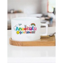 En Güzel Öğretmenler Günü Hediyesi En Iyi Anaokulu Öğretmeni Baskılı Çay Kahve Fincanı