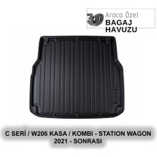 Elorcar Mercedes C Seri / W206 Kasa / Kombı - Statıon Wagon 2021 - Sonrası 3D Bagaj Havuzu
