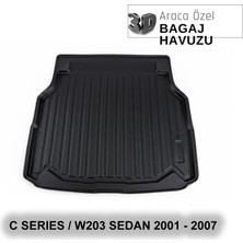 Elorcar Mercedes C Serıes / W 203 Sedan 2001 - 2007 3D Bagaj Havuzu