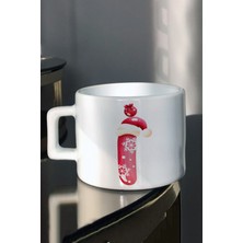 En Iyi Yıl Yılbaşı Yeni Yıl ve Noel Hediyesi Kırmızı Harfler Baskılı Çay Kahve Fincanı