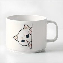 Çay Kahve Espresso Fincanı Haylaz Kedi 180 ml