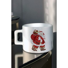 En Iyi Yıl Yılbaşı Yeni Yıl ve Noel Hediyesi Konsepti2 Baskılı Şık Baskılı Çay Kahve Fincanı