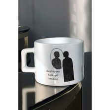 Gölgeli Düştüysen Kal Gel Kendine Baskılı Çay Kahve Fincanı