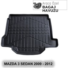 Elorcar Mazda 3 Sedan 2009 - 2012 3D Bagaj Havuzu