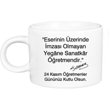 Öğretmenler Günü Atatürk Temalı Porselen Lüks Fincan