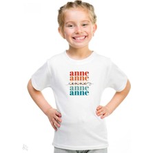 Unisex Çocuk Baskılı T-Shirt - Beyaz