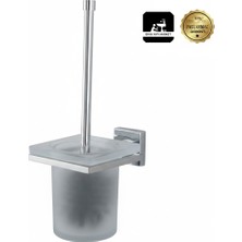 Premium Pirinç Sedef Montajlı Klozet Fırçalık