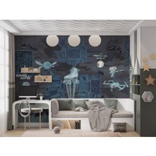 Grown Dijital Oyun Dünyası Çocuk Odası Duvar Kağıdı