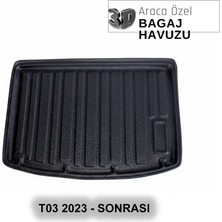 Elorcar Leap Motor T03 2023 - Sonrası 3D Bagaj Havuzu