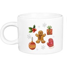 Yeni Yıl Konseptli Ikonsal Porselen Lüks Fincan