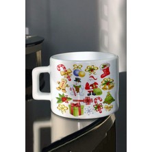 En Güzel Yılbaşına Özel Yeni Yıl ve Noel Hediyesi Hediyesi Baskılı Çay Kahve Fincanı
