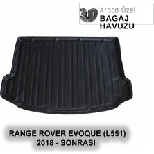 Elorcar Range Rover Evoque (L551) 2018 - Sonrası 3D Bagaj Havuzu