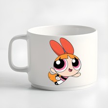 Double Türk Kahvesi Fincanı & Espresso Powerpuff Girls Blossom Fincan Kupa 180 ml