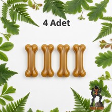 Tasma Market 4 Adet 7.5 cm Doğal Sığır Derisi Yavru ve Küçük Irk Köpek Çiğneme Kemiği