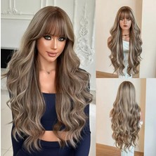 Aura Peruk Röfleli Şahane Dalgaya Sahip Perçemli Modelimiz