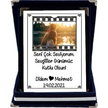 Biresimden Erkeğe 14 Şubat Sevgililer Günü Hediyesi Fotoğraflı ve Isimli Plaket