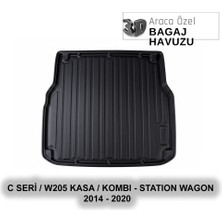 Elorcar Mercedes C Seri / W205 Kasa / Kombı - Statıon Wagon 2014 - 2020 3D Bagaj Havuzu