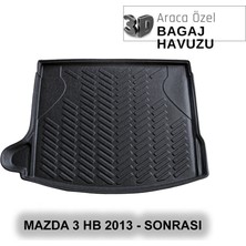 Elorcar Mazda 3 Hb 2013 - Sonrası 3D Bagaj Havuzu