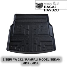 Elorcar Mercedes E Seri / W 212 / Rampalı Model Sedan 2010 - 2015 3D Bagaj Havuzu