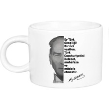 Mustafa Kemal Atatürk Porselen Lüks Fincan