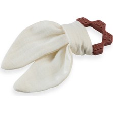 Silikon Diş Kaşıyıcılı Müslin Önlük 736 Ekru