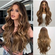 Aura Peruk Dalgaları Şahane Olan Perçemsiz Uzun Vip Modelimiz