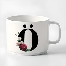 Duble Türk Kahvesi Fincanı & Espresso N Baş Harf Küçük Kupa 180 ml