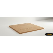 iAhşap Kare Çam Masif Masa Tablası |masif Çam Ahşap Ofis ve Yemek Masası Üstü No5