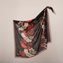 Piramit Coolness Viscon Eşarp | Floral Akış