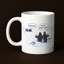 HanBazari Baskılı Kupa - "böyle Iyiyiz" Nihilist Penguen Çift