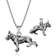 Inure Jewelry ​gümüş Bozkurt Erkek Kolye