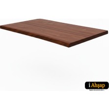 iAhşap Bir Kenar Düz Sedir Kütük Masa Tablası|doğal Kenarlı- Ahşap Duvar Masası No8