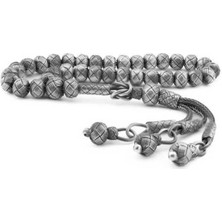 Inure Jewelry Gümüş Oksitli Trabzon Kazaziye Tesbih