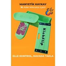 Creva Kickflip Mıknatıslı Kaykay- Hibiscus(KUTULU)