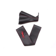 urfakent bilişim ve medya danışmanlık Tüm Araçlara Uyumlu Direksiyon Kılıfı ve Vites Körüğü Siyah Vinil