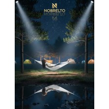 Nobrelto Yastıklı & Çantalı Profesyonel Kamp Hamağı - Entegre Boyun Destekli Taşınabilir Hamak Seti